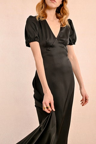 Vestido comprido - Preto - Molly Bracken