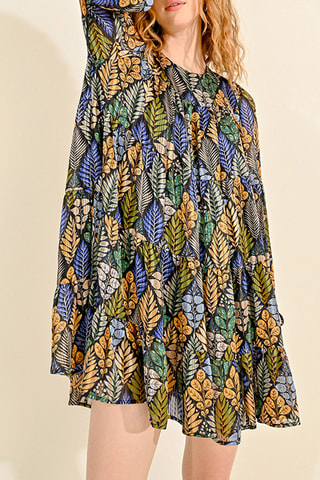 Vestido trapézio - Preto - Molly Bracken