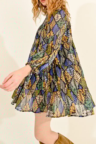 Vestido trapézio - Preto - Molly Bracken