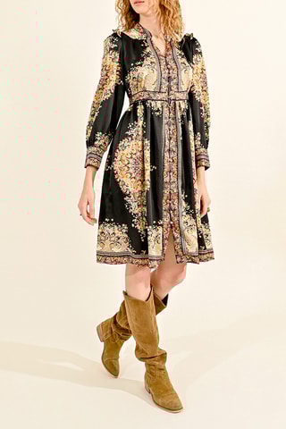 Vestido-camisa - Preto - Molly Bracken