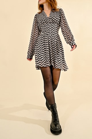 Vestido estilo patinadora - Preto - Molly Bracken