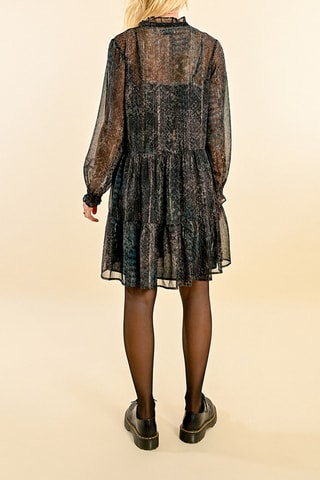 Vestido estilo patinadora - Preto - Molly Bracken