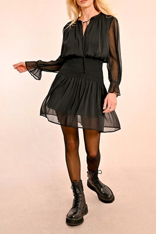 Vestido estilo patinadora - Preto - Molly Bracken