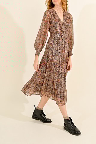 Vestido comprido - Castanho - Molly Bracken