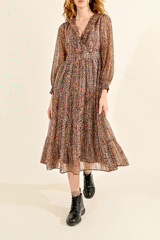 Vestido comprido - Castanho - Molly Bracken