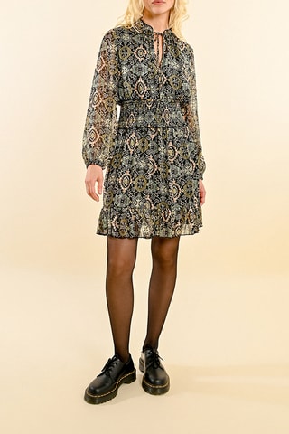 Vestido estilo patinadora - Preto - Molly Bracken