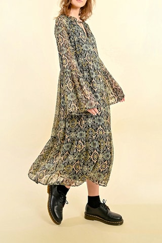 Vestido comprido - Preto - Molly Bracken