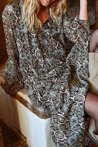 Vestido comprido - Preto - Molly Bracken