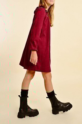 Vestido trapézio - Bordô - Molly Girl