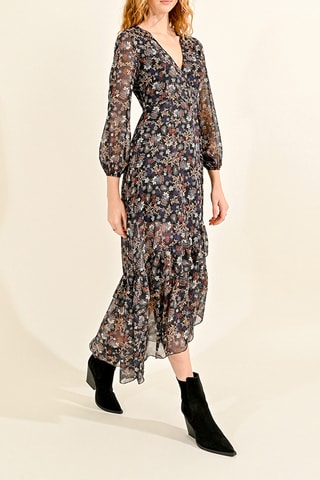 Vestido comprido - Preto - Molly Bracken