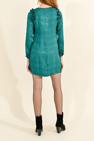 Vestido direito - Verde-esmeralda - Molly Bracken