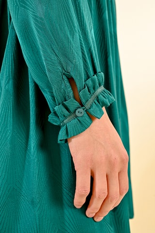 Vestido estilo patinadora - Verde-esmeralda - Molly Bracken