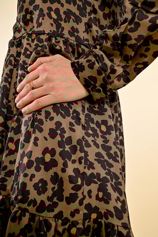 Vestido estilo patinadora - Caqui - Molly Bracken