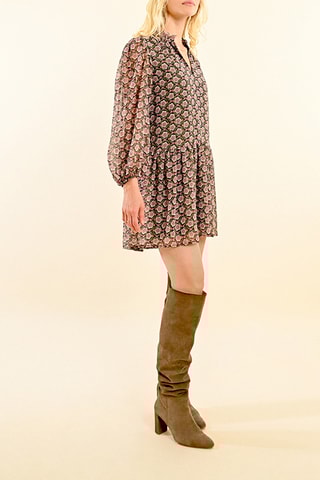 Vestido estilo patinadora - Caqui - Molly Bracken