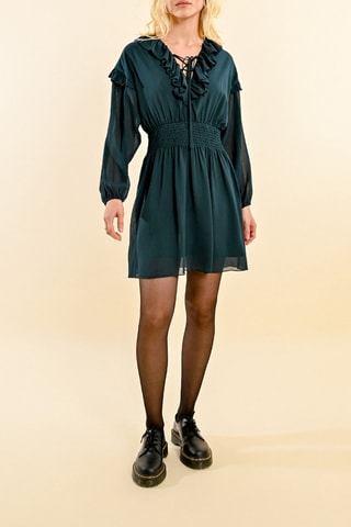 Vestido estilo patinadora - Azul-pato - Molly Bracken