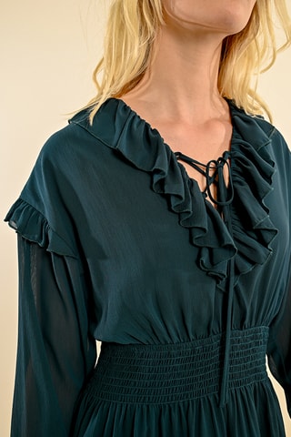 Vestido estilo patinadora - Azul-pato - Molly Bracken