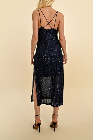 Vestido sem mangas - Azul-marinho - Molly Bracken - Molly Bracken