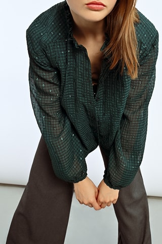 Camisa - Verde-escuro - Lili Sidonio