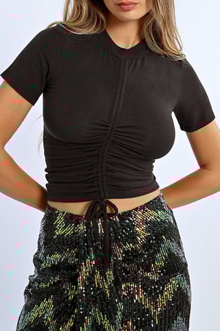 Crop top - Preto - Lili Sidonio