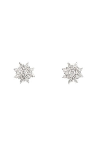 Pendientes Lecce - Oro blanco y diamantes