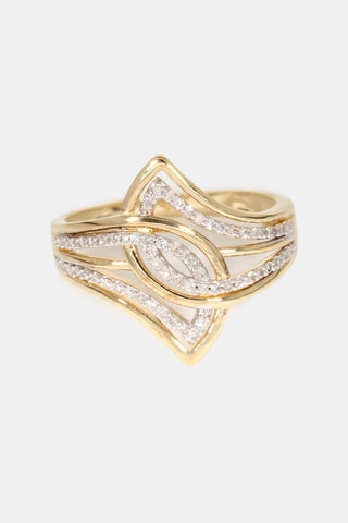 Anillo Éclat de Vie - Oro amarillo y diamantes