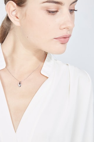 Colgante Bright Drop - Oro blanco y diamantes