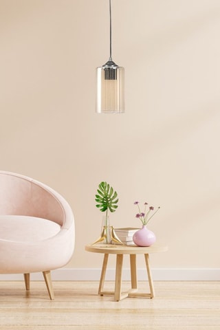 Hanglamp - Zwart en Geel - 40 W