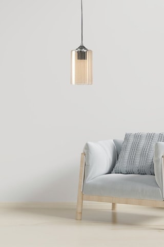 Hanglamp - Zwart en Geel - 40 W