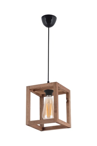 Houten Hanglamp - Naturel - 45 - 60 W