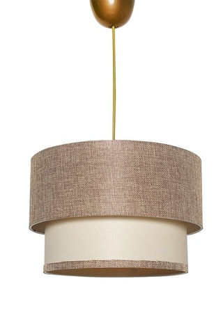 Hanglamp - Beige en Crèmekleurig - 60 W