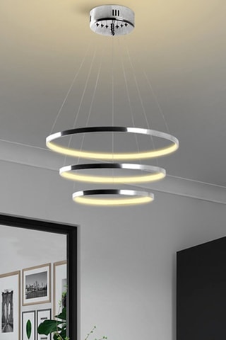 Ledhanglamp - Chroomkleurig - 28 W