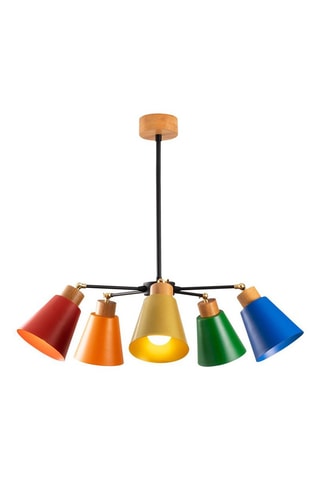 Hanglamp Manavgat Zwart en Koperkleurig