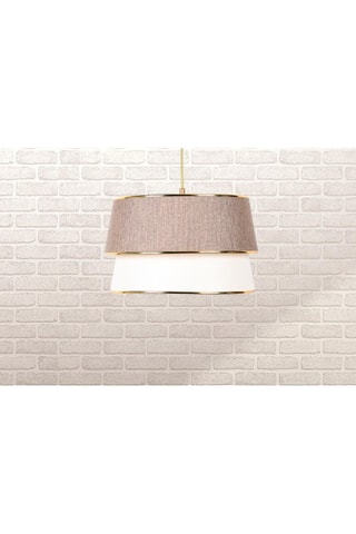 Hanglamp - Beige en Crèmekleurig