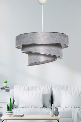 Hanglamp Couper - Grijs en Zilverkleurig