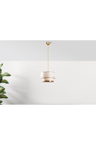 Hanglamp Cake  Wit en Goudkleurig