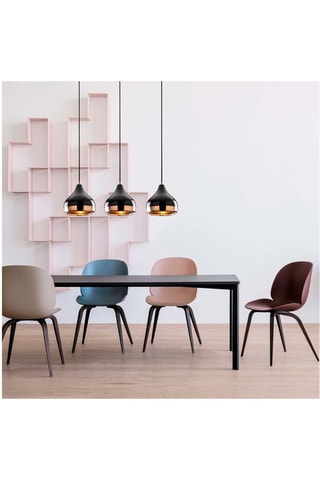 Hanglamp Yildo Zwart en Koperkleurig