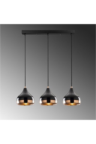 Hanglamp Yildo Zwart en Koperkleurig