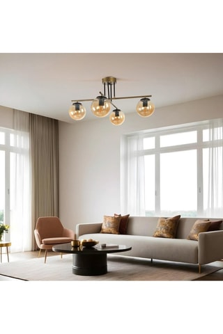 Hanglamp Oslo 4 - Goudkleurig