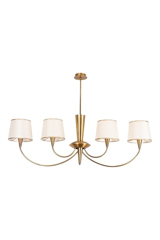 Hanglamp Pardo Goudkleurig en Wit