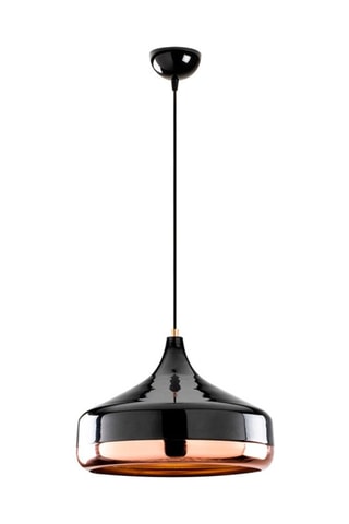 Hanglamp Yildo - Zwart en Goudkleurig