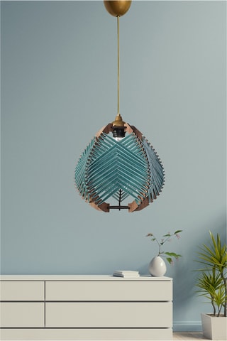 Hanglampen - Blauw - 60 W