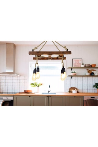 Hanglamp Borulu Naturel