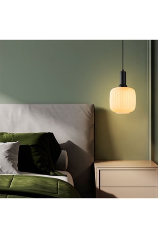 Hanglamp Asker - Zwart - 40 W