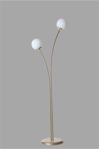 Staanlamp Rose - Goudkleurig en Wit