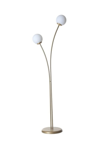 Staanlamp Rose - Goudkleurig en Wit