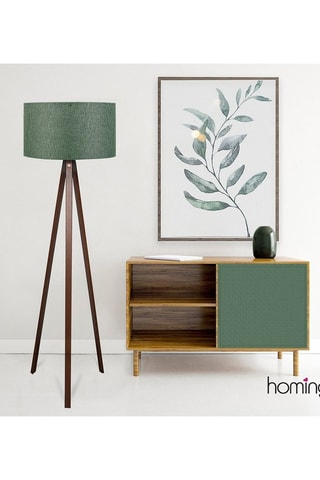 Staanlamp Groen en Bruin