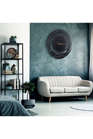 Klok 50 x 50 cm - Zwart