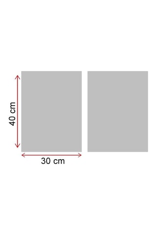 2 Mdf Wanddecoraties Sylvie - 30 x 40 cm