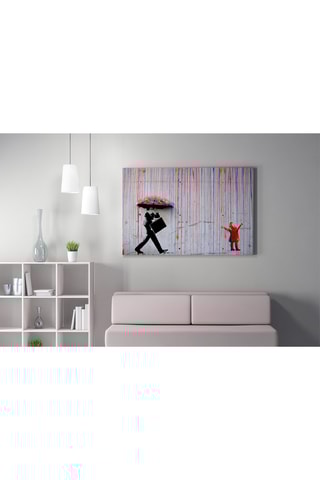 Wanddecoratie “Under The Rain” Banksy - 50 x 70 cm