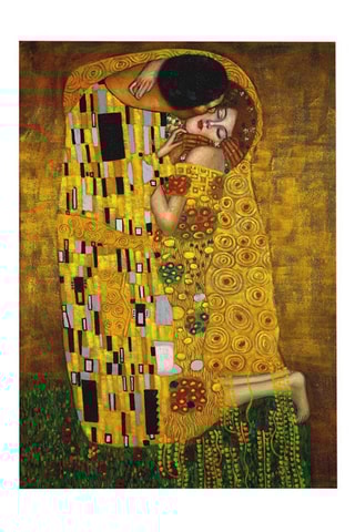 Wanddecoratie “De Kus” Gustav Klimt - 50 x 70 cm